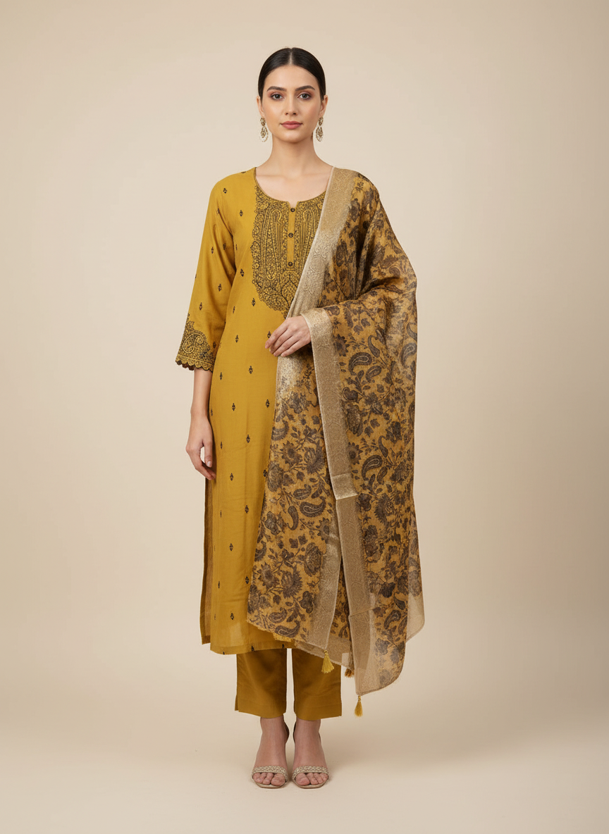 LADIES CHURIDHAR L/P LS