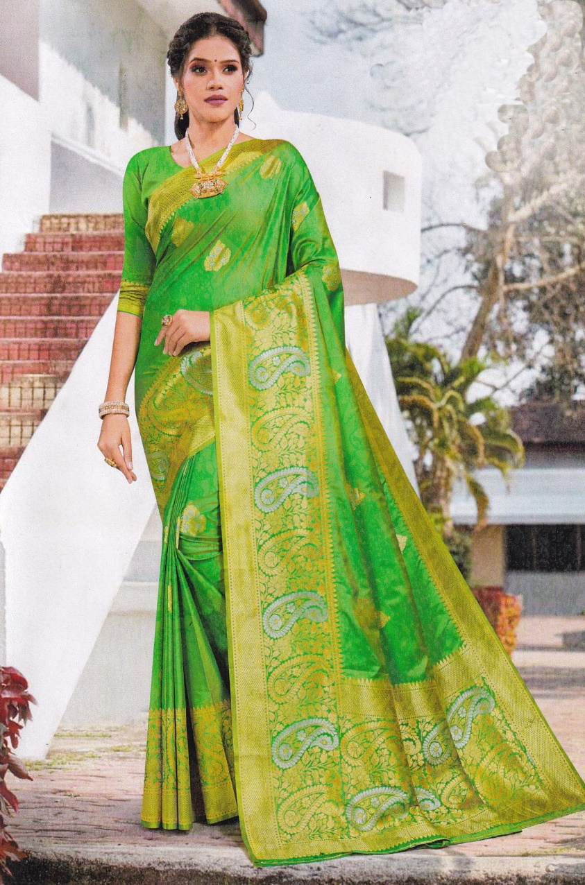 SAREE S-ART SILK-BUTI/R-PALLU-SEAR 9699