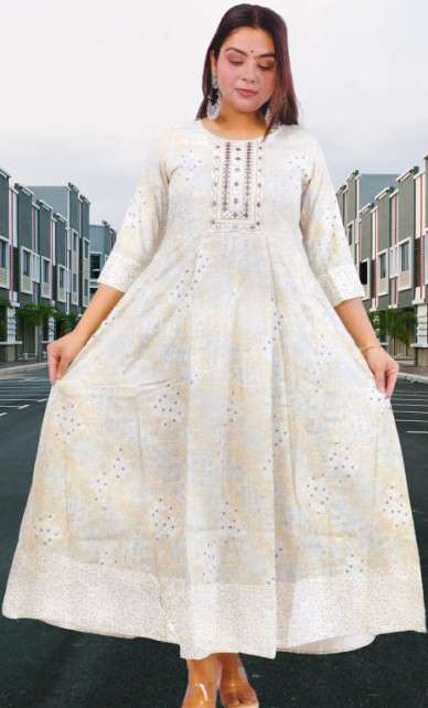 LADIES KURTI LONG L/S