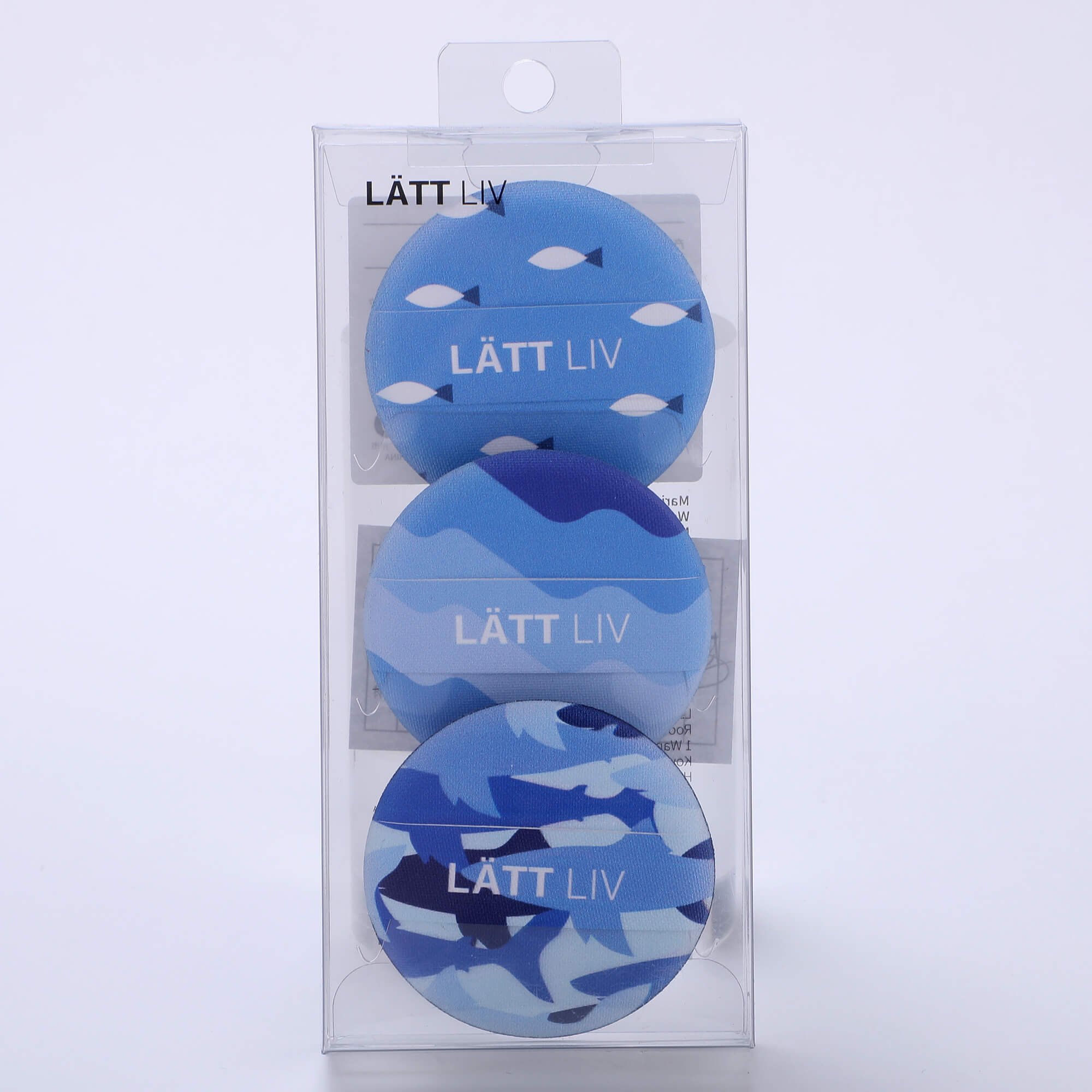 Marine Air Cushion Puff Set - 3 Pieces