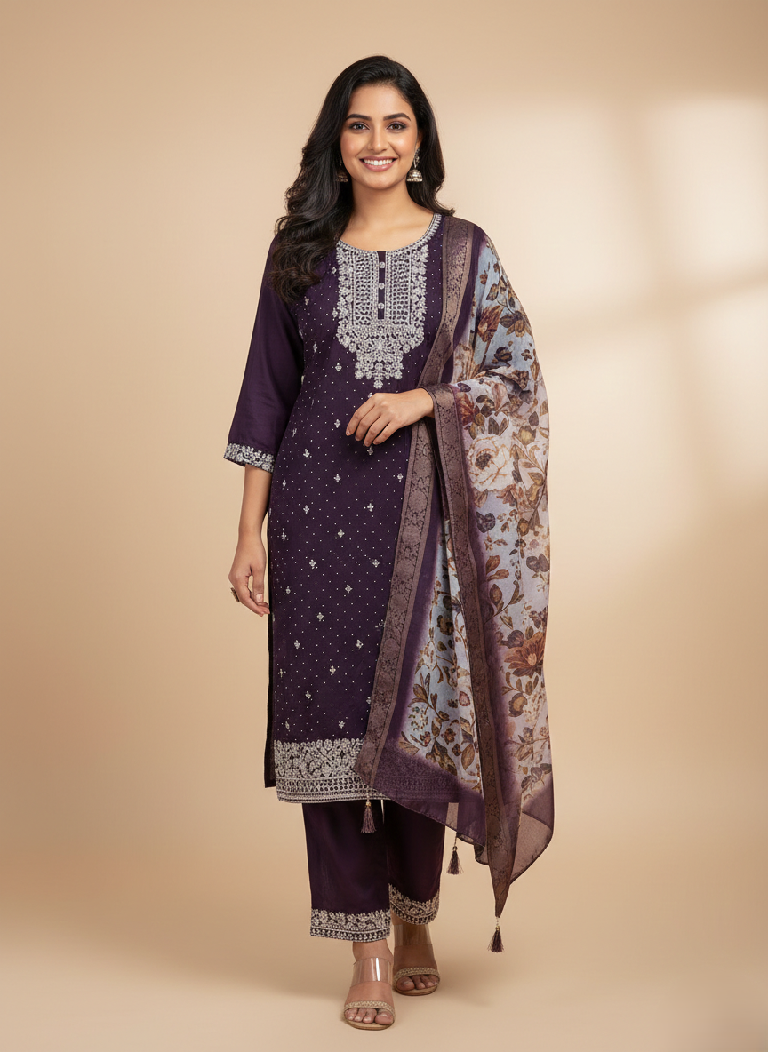 WOMEN ETHNIC CHURIDHAR (3PC)