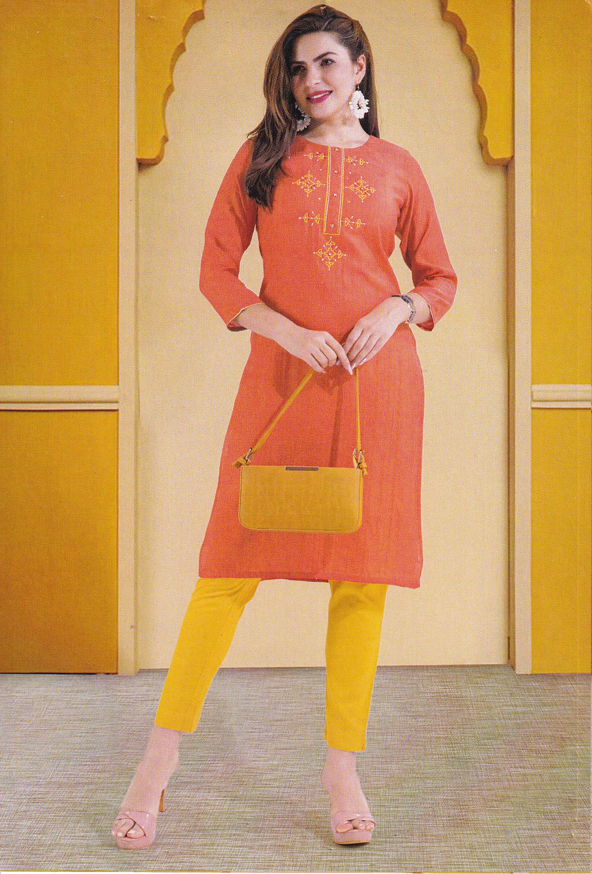 LADIES KURTI LONG L/S