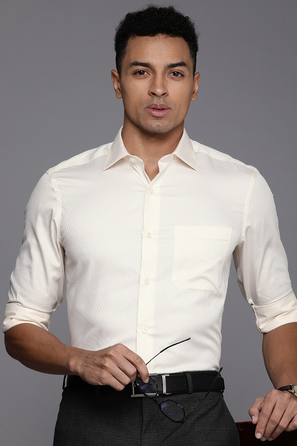 MEN SHIRT Textured