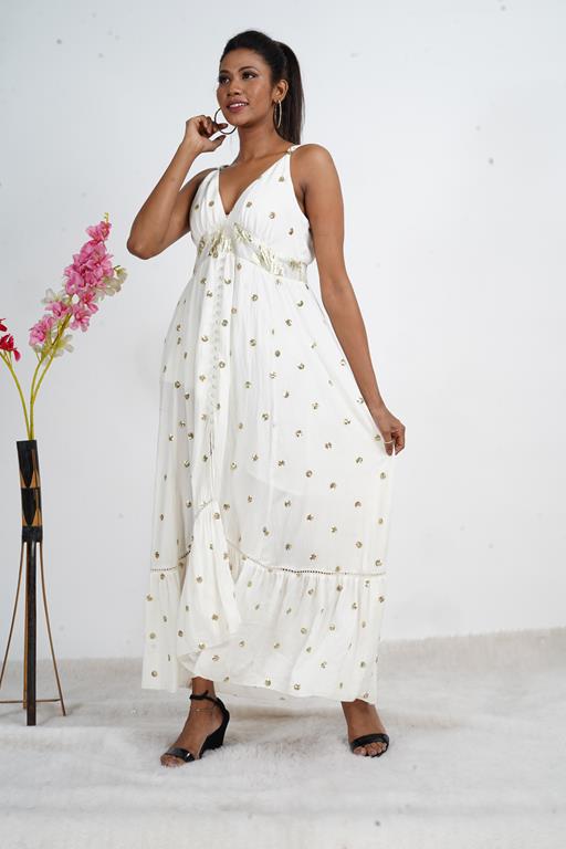 WOMEN WESTERN MAXI DRESS