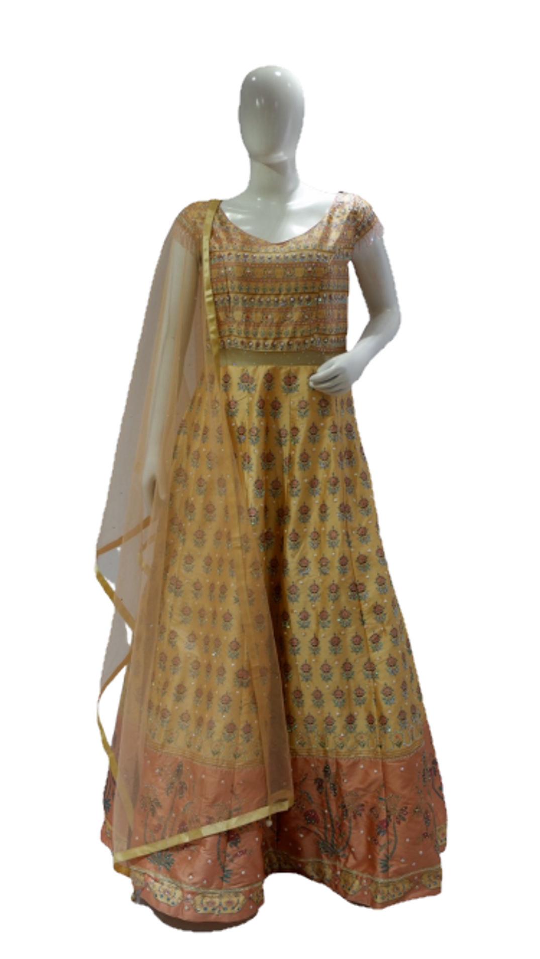 LAD CHURIDAR-SYN/GOWN-LP CHURI LS-SHIV 2/20-15