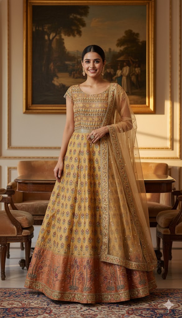 LAD CHURIDAR-SYN/GOWN-LP CHURI LS-SHIV 2/20-15