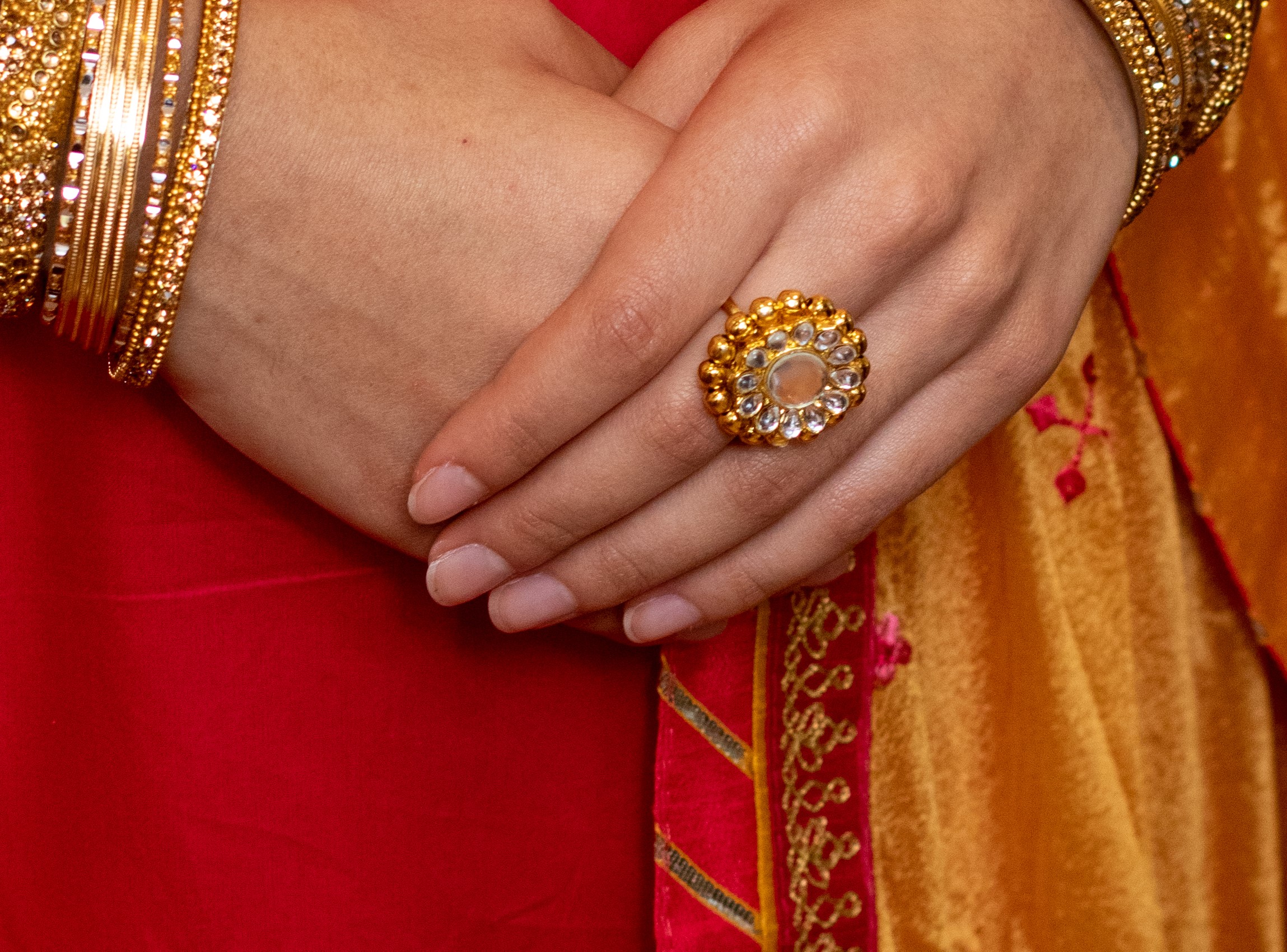 JEWELRY/ACCS-SIA KUNDAN-FINGER RING-JT F.RING-9