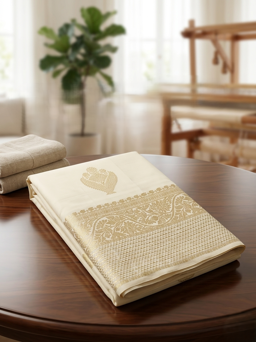 SAREE BANGALORE-PURE SILK-BUTTI-B/VHN-3