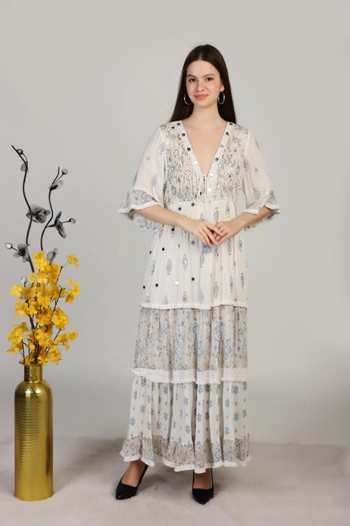 WOMEN WESTERN MAXI DRESS