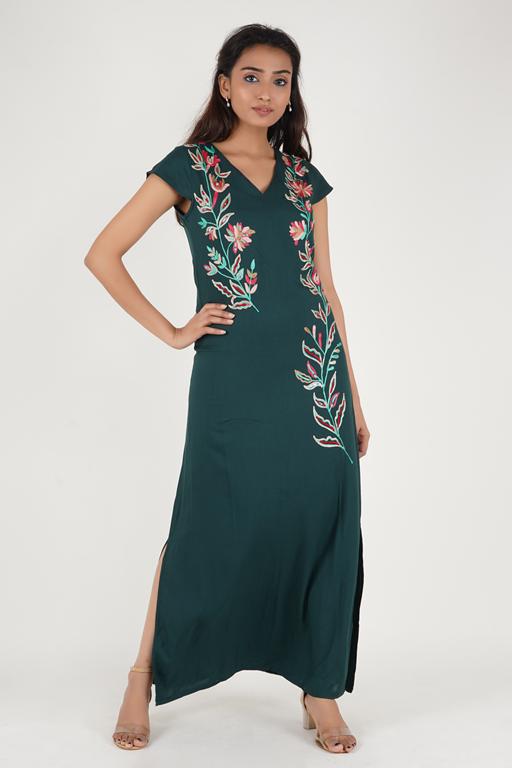 BEACHWEAR-MAXI DRESS-RAYON-CC-22 MS