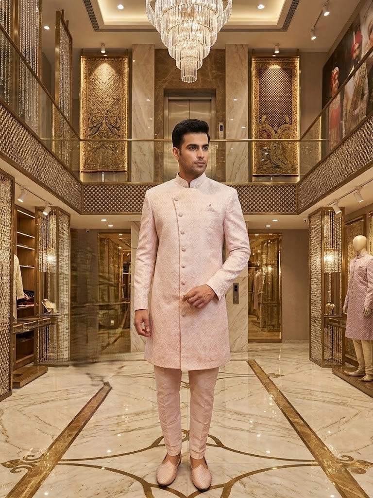 MEN ETHNIC SEMI SHERWANIS