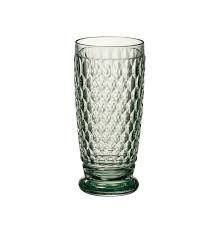 Boston col. Highball/beer tumb.green set 4 pcs crystal