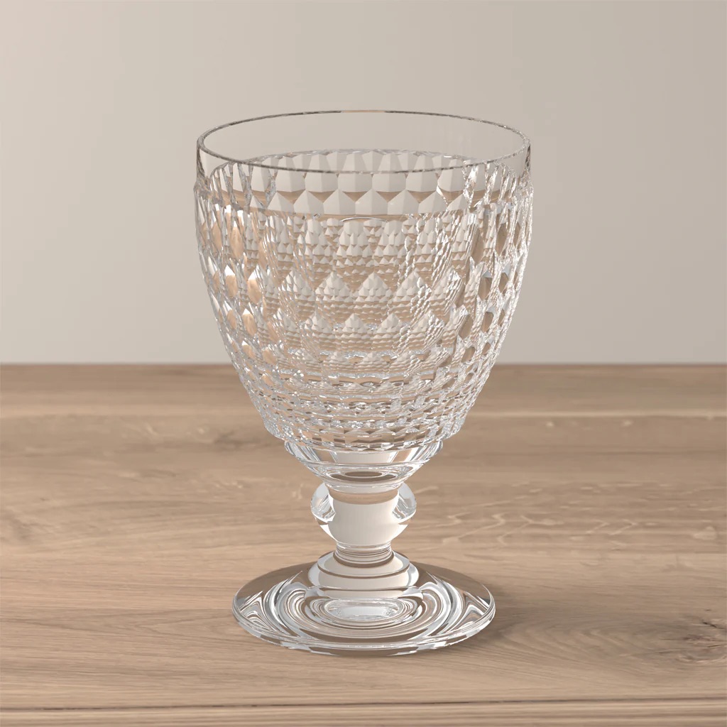 Boston water tumbler set 4 pcs crystal