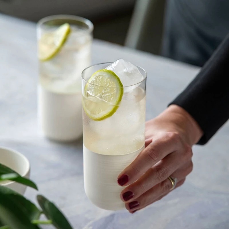 MANUFACTURE ROCK WHITE LONGDRINK TUMBLER SET 4 PCS