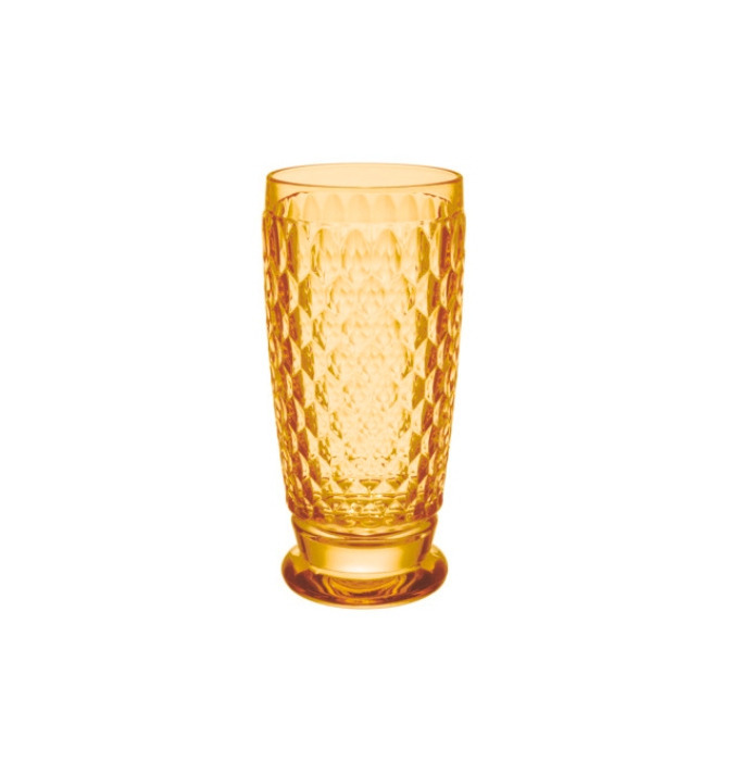 Boston Saffron Highball/beer tumbler 20-Crystal glass 162mm SET OF 4PCS