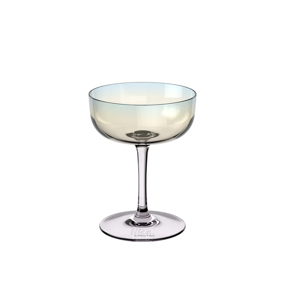 Like Pearl Champagne coupe- Set 2pcs 20-Crystal glass 9x12cm