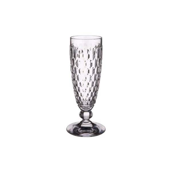 Boston Champagne flute set 4 pcs crystal