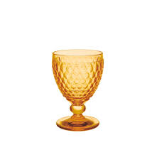Boston Saffron Water goblet 20-Crystal glass 144mm SET OF 4PCS