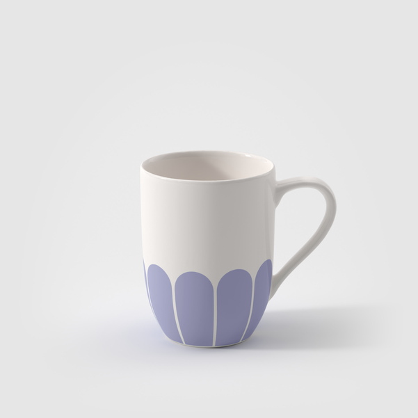 FLEUR BLEU MUG 12-premium porcelain 11 5 x 8 x 10 5cm