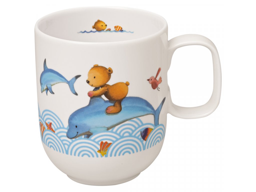 HAPPY AS A BEAR CHILDREN MUG WITH HANDLE 0 34L