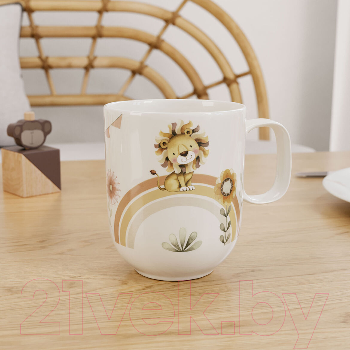 ROAR LIKE A LION CHILDREN'S MUG LARGE 12 premium porcelain