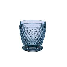 BOSTON COLOURED TUMBLER BLUE 20-CRYSTAL SET 4 PCS