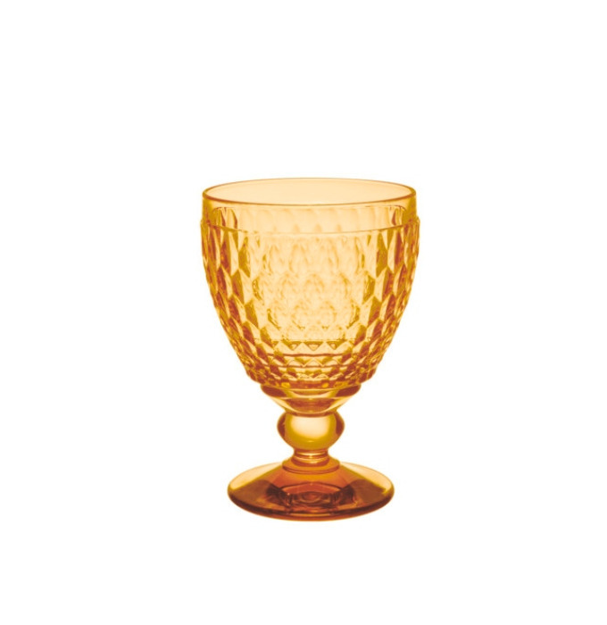 Boston Saffron Red wine goblet 20-Crystal glass 132mm SET OF 4PCS