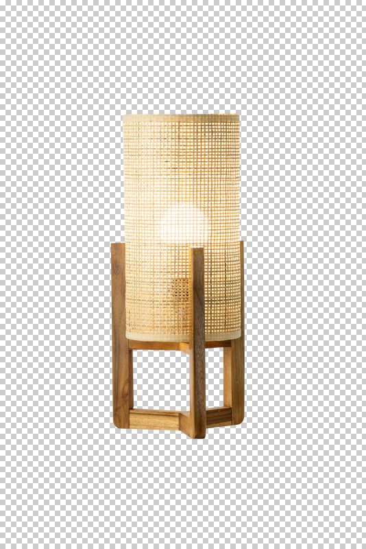LISANA TABLE LAMP H 30 WITH LAMPSHADE RATTAN 28 X H 35 CM