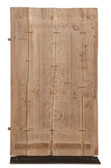 KARAN - PANEL DECO WOOD ON METAL STAND 87X20XH153