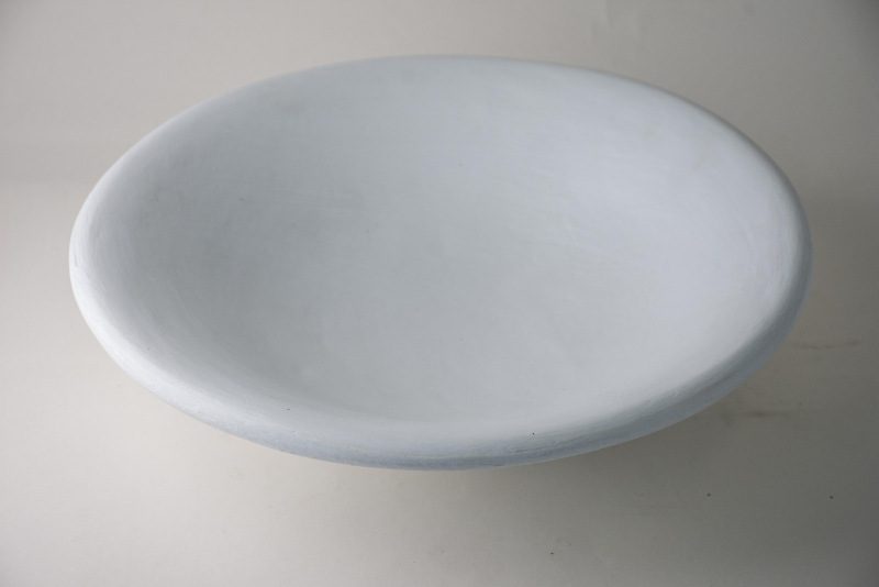 POPPY - PLATE TERRACOTA WHITE MEDIUM D 36