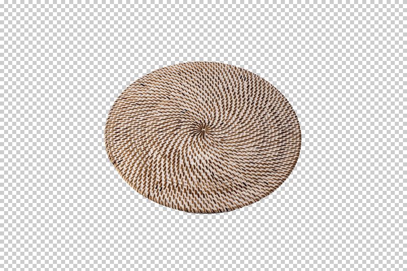 NUNGWI - PLACEMAT FULL WHITE D35CM