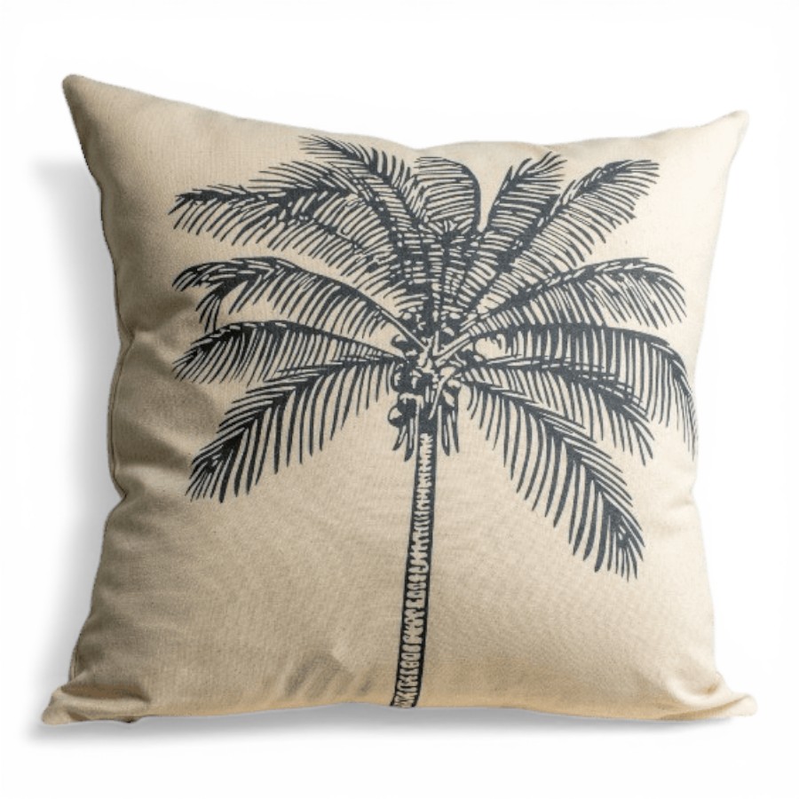 CHAGA - CUSHION COVER PALMTREE COTTON 45X45