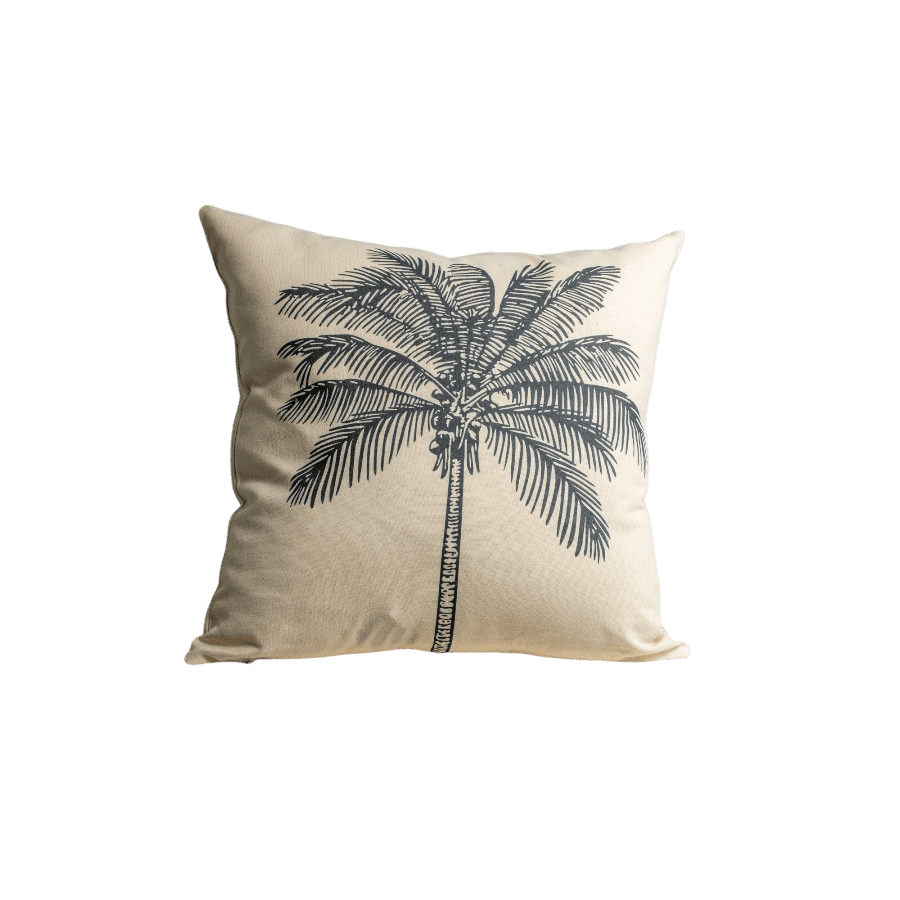CHAGA - CUSHION COVER PALMTREE COTTON 45X45