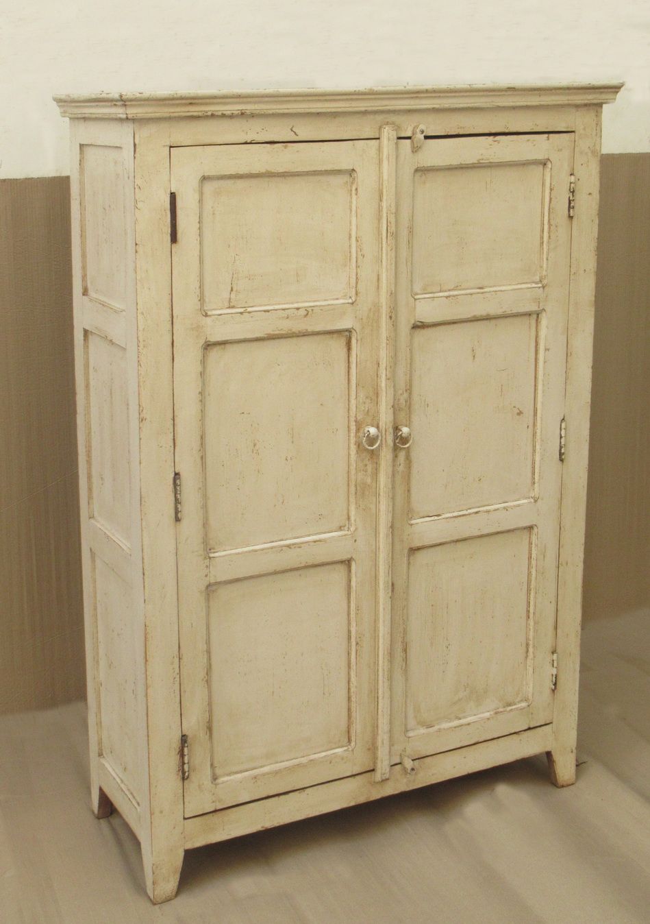 AUGUSTINE - CABINET WHITE 2 DOORS 92L X 39W X 140 H CM