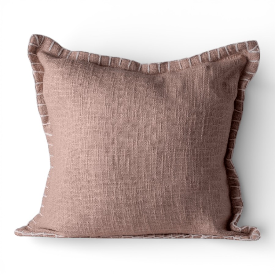 CHOW - CUSHION COVER COTTON OLD PINK 45X45