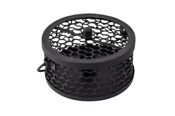 MACAO - MOSQUITO COIL HOLDER IRON BRASS ANTIQUE