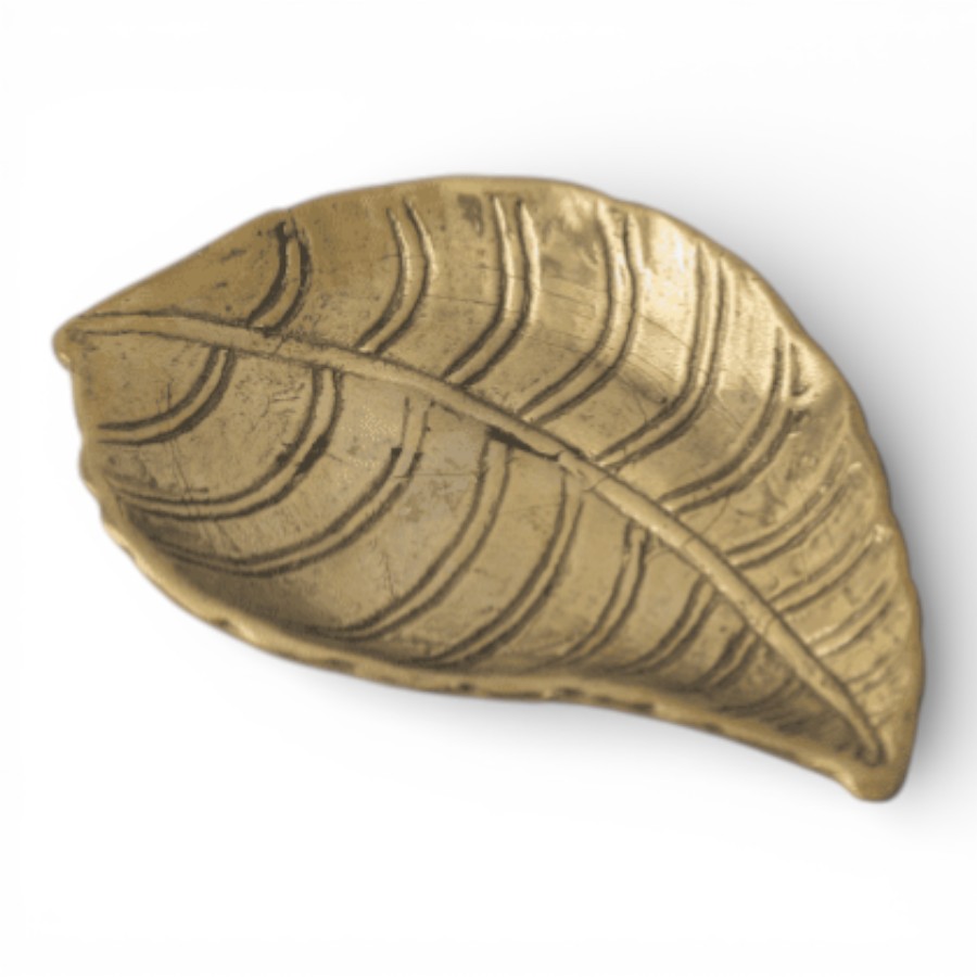 MAVINGA - BOWL IRON LEAF MED 15