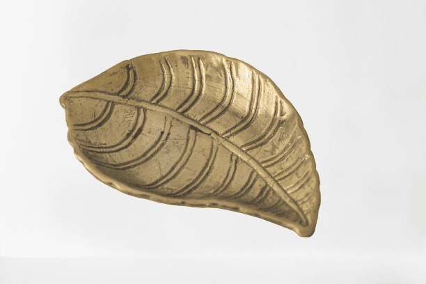 MAVINGA - BOWL IRON LEAF MED 15