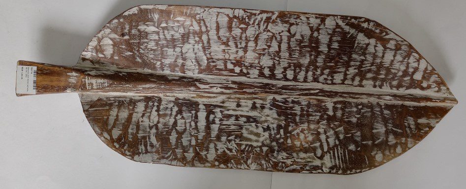 BANANA LEAF NATURAL WASH WOOD 60