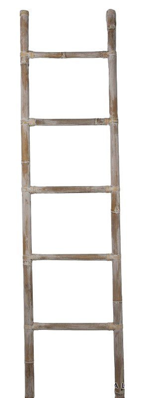 ELVIS - LADDER BAMBOO WHITE 200 X 50 CM