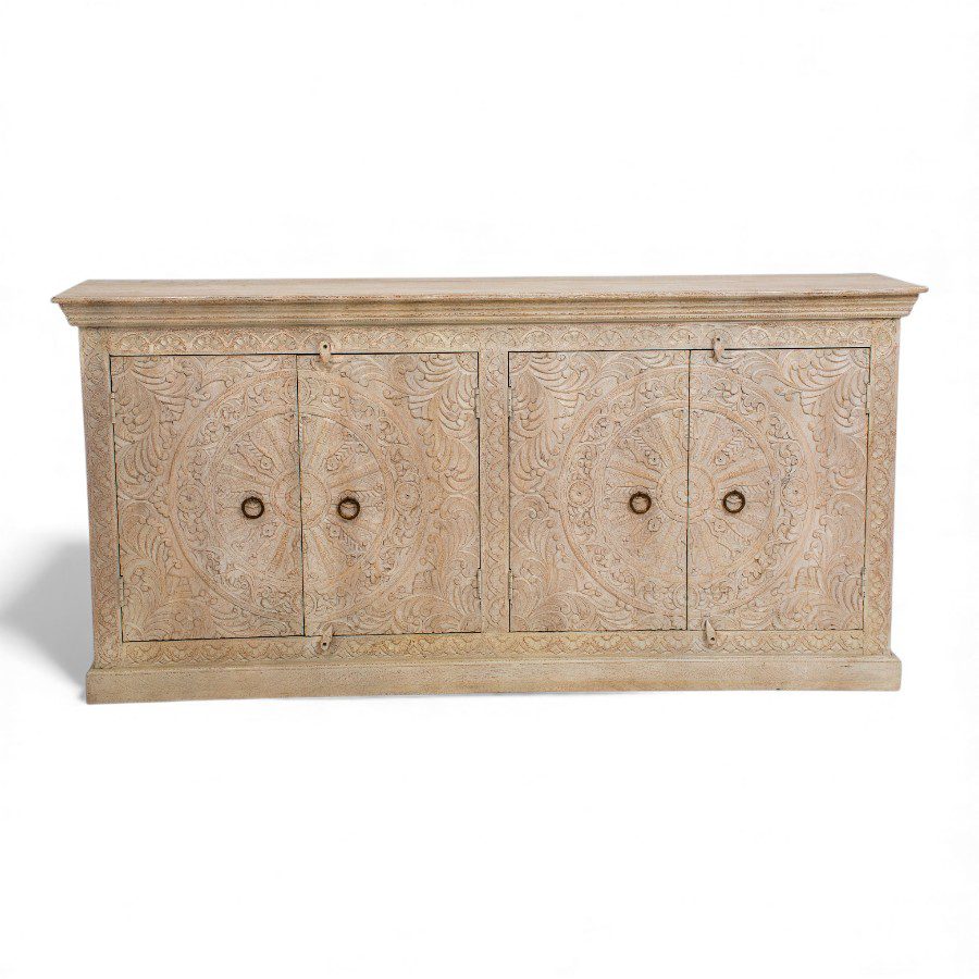 JUNAGADH - SIDEBOARD WOOD BLEACH 187X40XH90