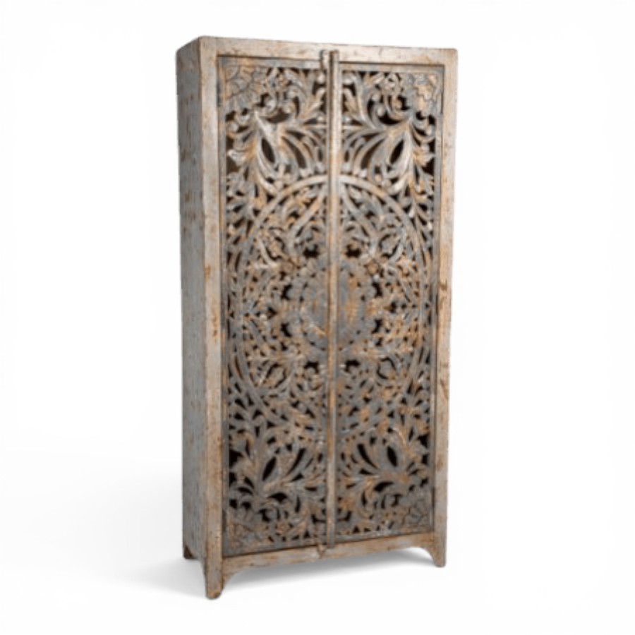 AMINA - CABINET ALMIRAH WOOD 89 X 40 X H 184 CM
