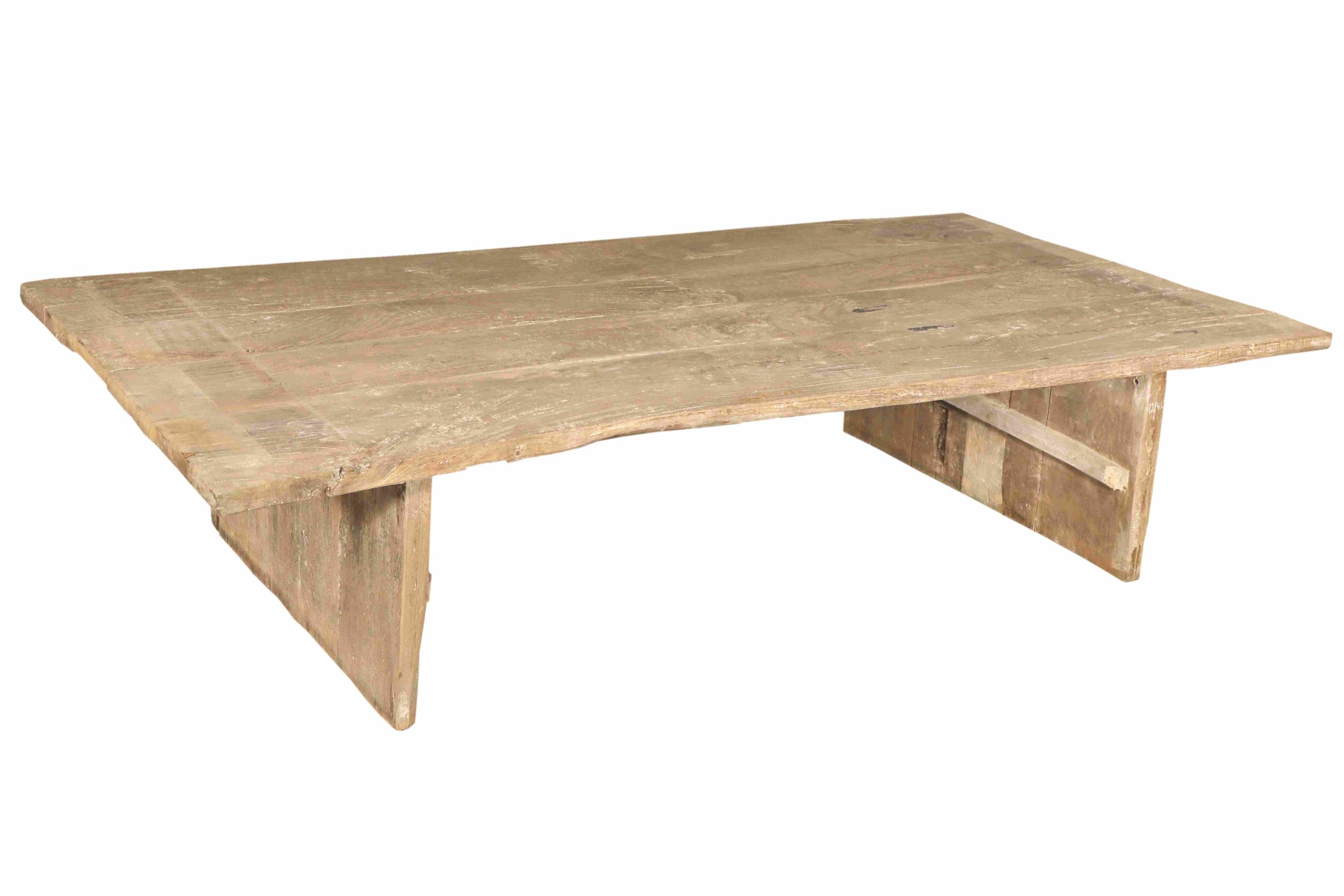 TI BOL - COFFEE TABLE BLEACH WOOD 194 X 103 X H 43 CM