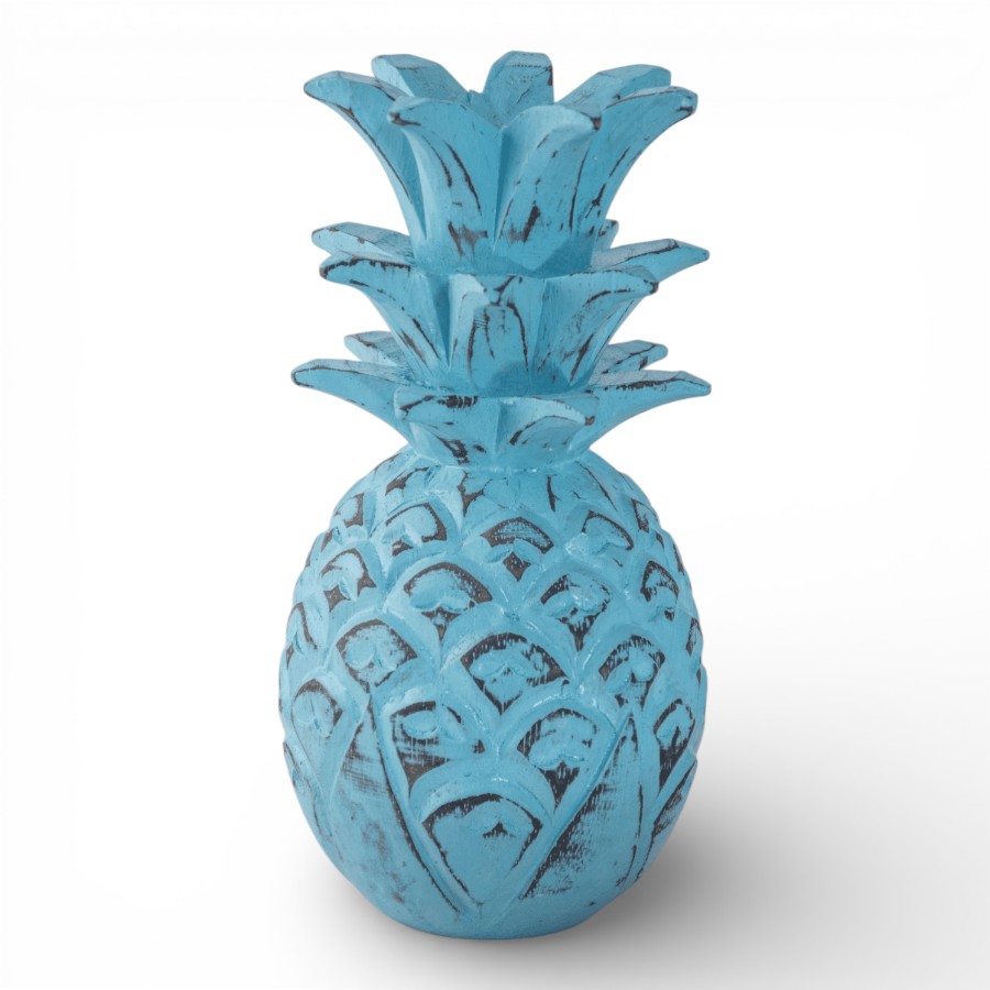 ZANANA - PINEAPPLE WOOD 40CM DARK TEAL