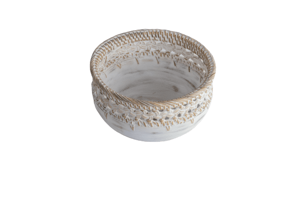 NAKULA - BOWL WOVEN RATTAN SMALL D20 H12