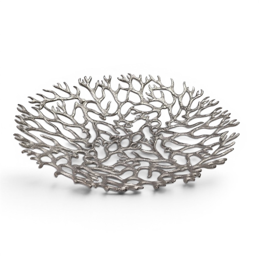 BOWL CORAL ALUMINIUM LARGE D44H8