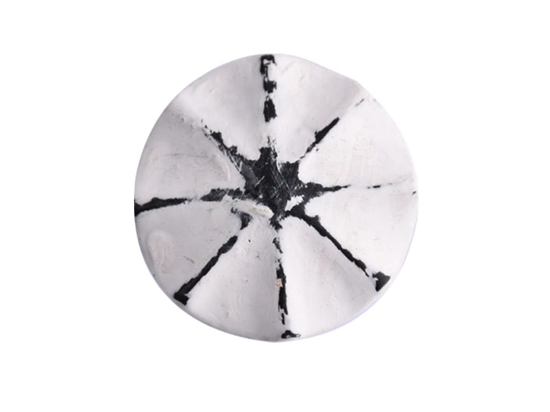 SENCHA - DOOR KNOB METAL WHITE STAR