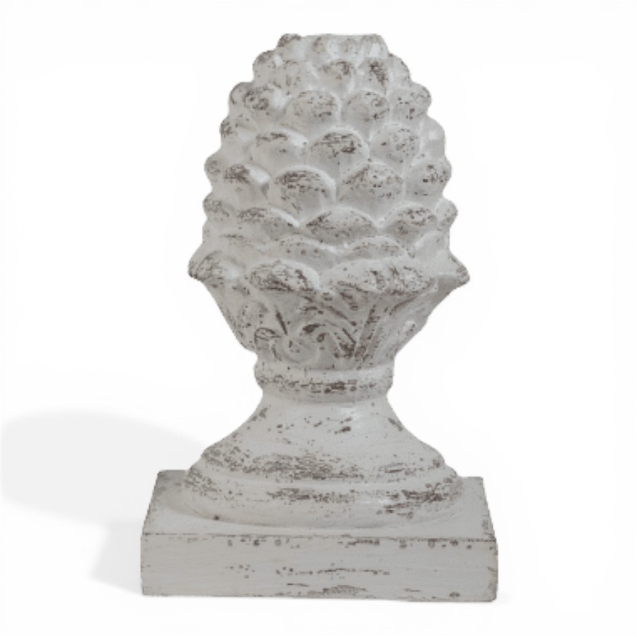 PRASLIN - PINE CONES WOOD SET OF 2 H 30 CM