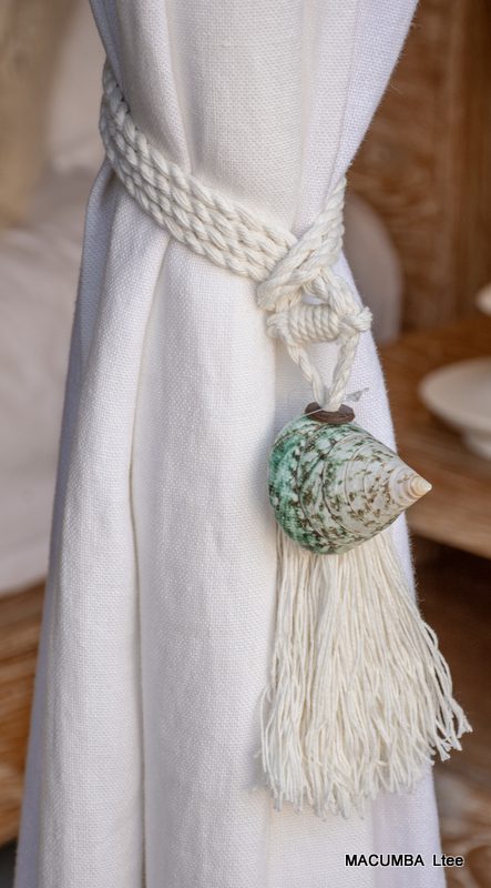 TASSEL CURTAIN TROCA SHELL