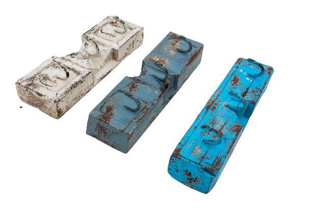 ALABAMA - COAT HANGER X 3 HOOKS 40 X 10 CM